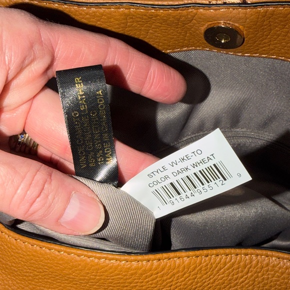 Vince Camuto Wheat Leather Shoulder Bag - Picture 9 of 15